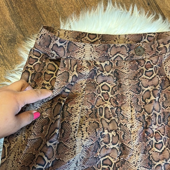 nANA Judy Phyton/Snake Skin Print High Waist Pants - Picture 3 of 6